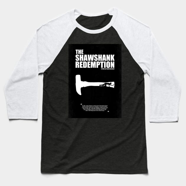 The Shawshank Redemption - Minimal Movie Film Fanart Alternative Baseball T-Shirt by HDMI2K